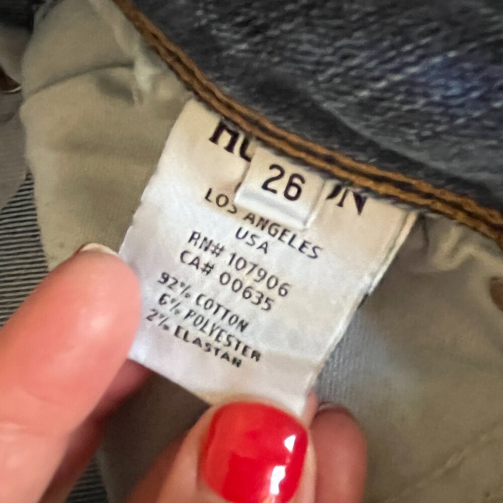 Hudson Jeans Nicole Ankle Skinny Hollywoodland Wash Flap Pockets - Picture 5 of 8